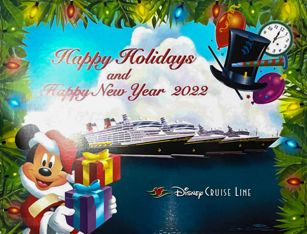 Cruise Throught Holidays New Year 2021 Ducky Williams Lithograph