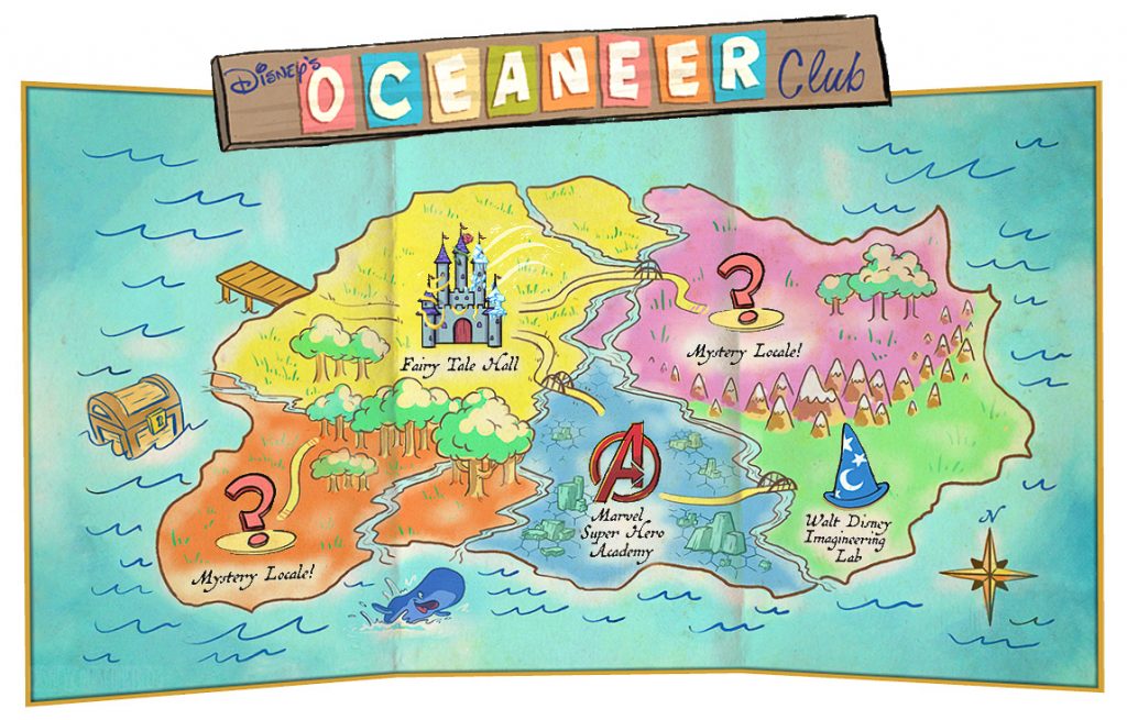 DCL Wish AR Model Oceaneer Club Map