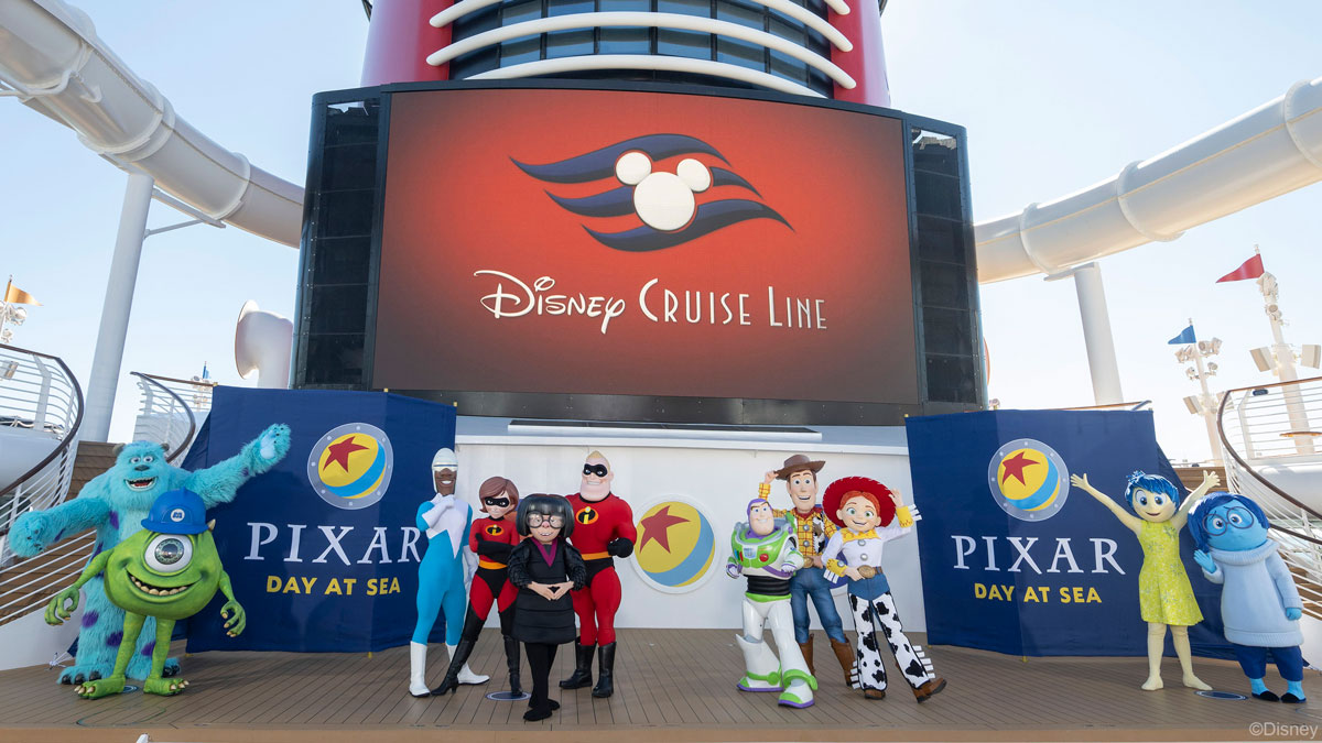 DCL Pixar Day At Sea Group
