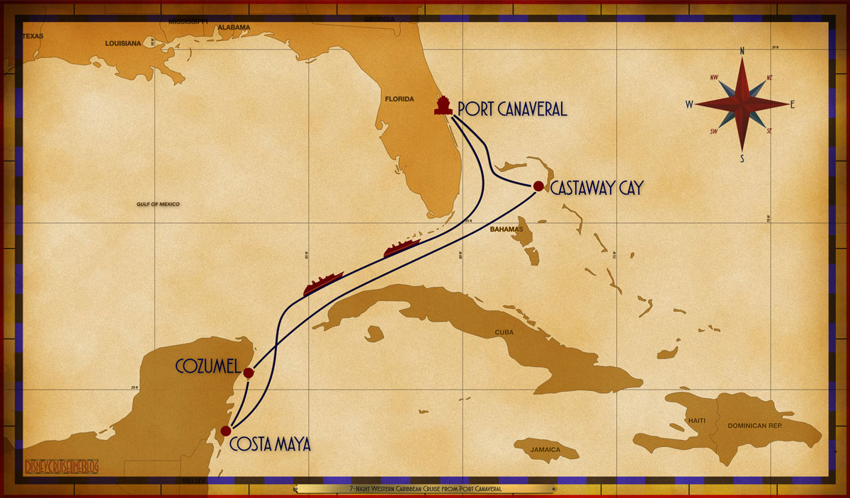 Map Fantasy 7 Night Western Caribbean PCV GOC SEA CZM CTM SEA SEA