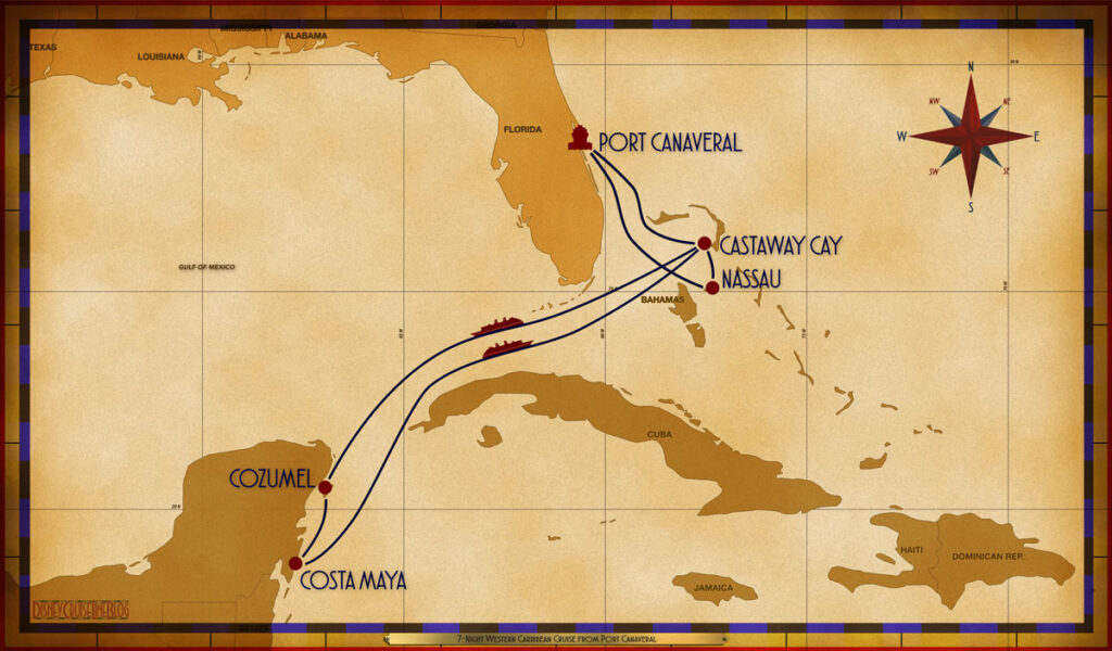 Map Fantasy 7 Night Western Caribbean PCV NAS GOC SEA CZM CTM SEA