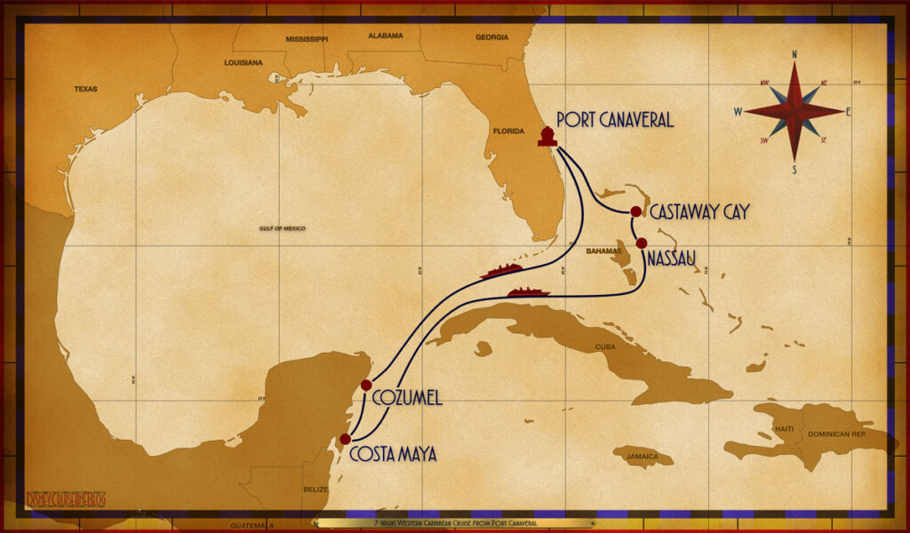 Map Fantasy 7 Night Western Caribbean PCV SEA CZM CTM SEA NAS GOC
