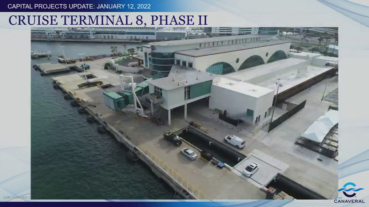 Port Canaveral CT8 DCL Phase II Renovation Update 2