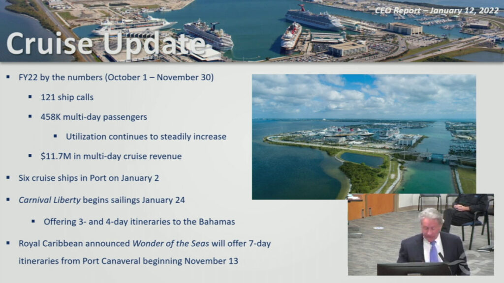 Port Canaveral January 2022 Cruise Update 1