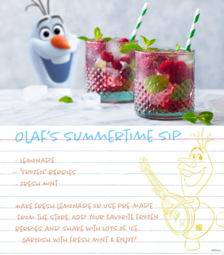 Olaf’s Summertime Sip Image