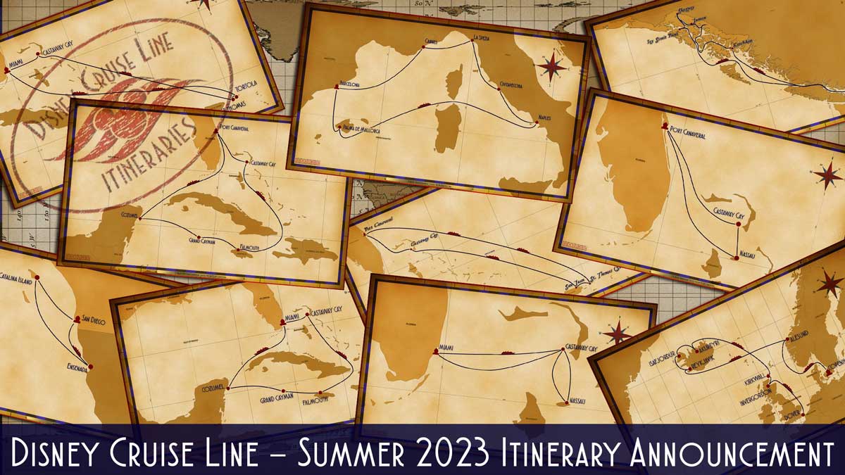 DCL Itinerary Release Summe 2023