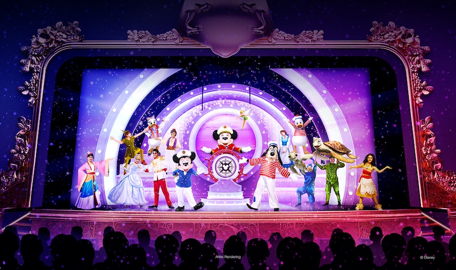 DCL Wish Disney Seas The Adventure Concept Art Captain Minnie