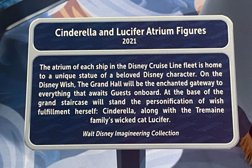 DHS Disney Wish Exhibit Cinderella Lucifer