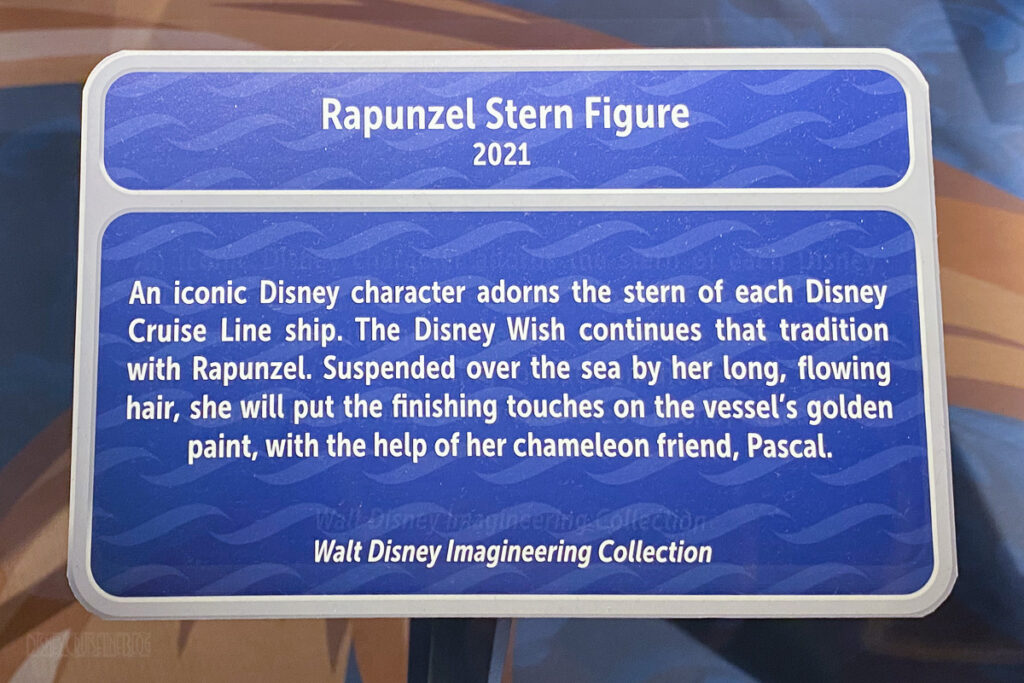 DHS Disney Wish Exhibit Rapunzel Stern