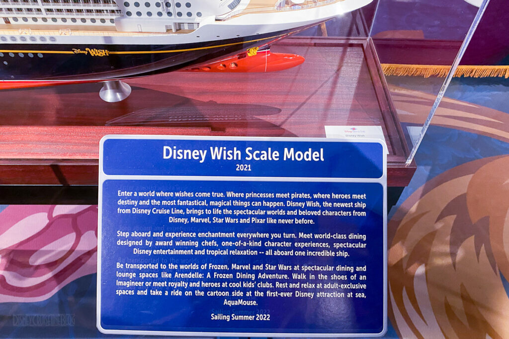 DHS Disney Wish Exhibit Scale Model