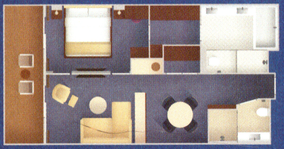 Concierge 1-Bedroom Royal Suite with Verandah Diagram