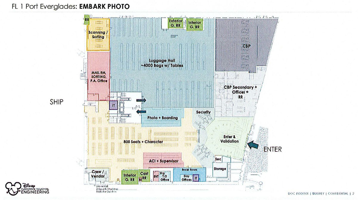 DCL Port Everglades Terminal Concept Layout Floor 1