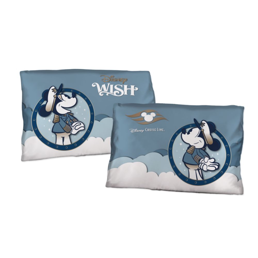 DCL Wish Set Sail Stateroom Decor 1256 Pillow Cases