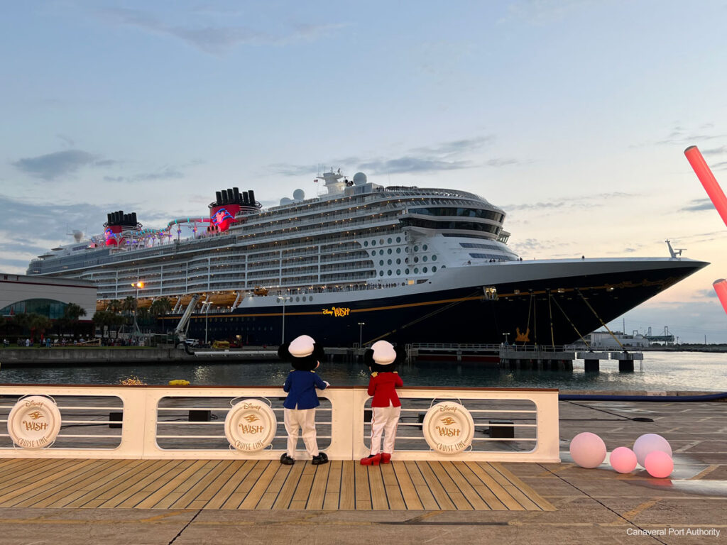 Disney Wish Canaveral Port Authority Captain Minnie Mickey 4