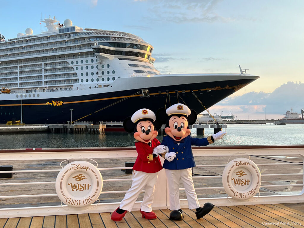 Disney Wish Canaveral Port Authority Captain Minnie Mickey 7