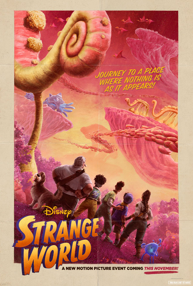 Strange World Teaser Movie Poster