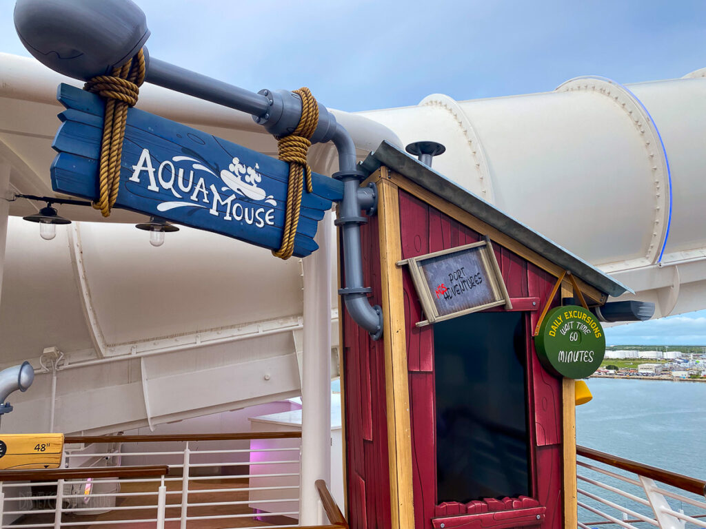 Disney Wish AquaMouse Entrance