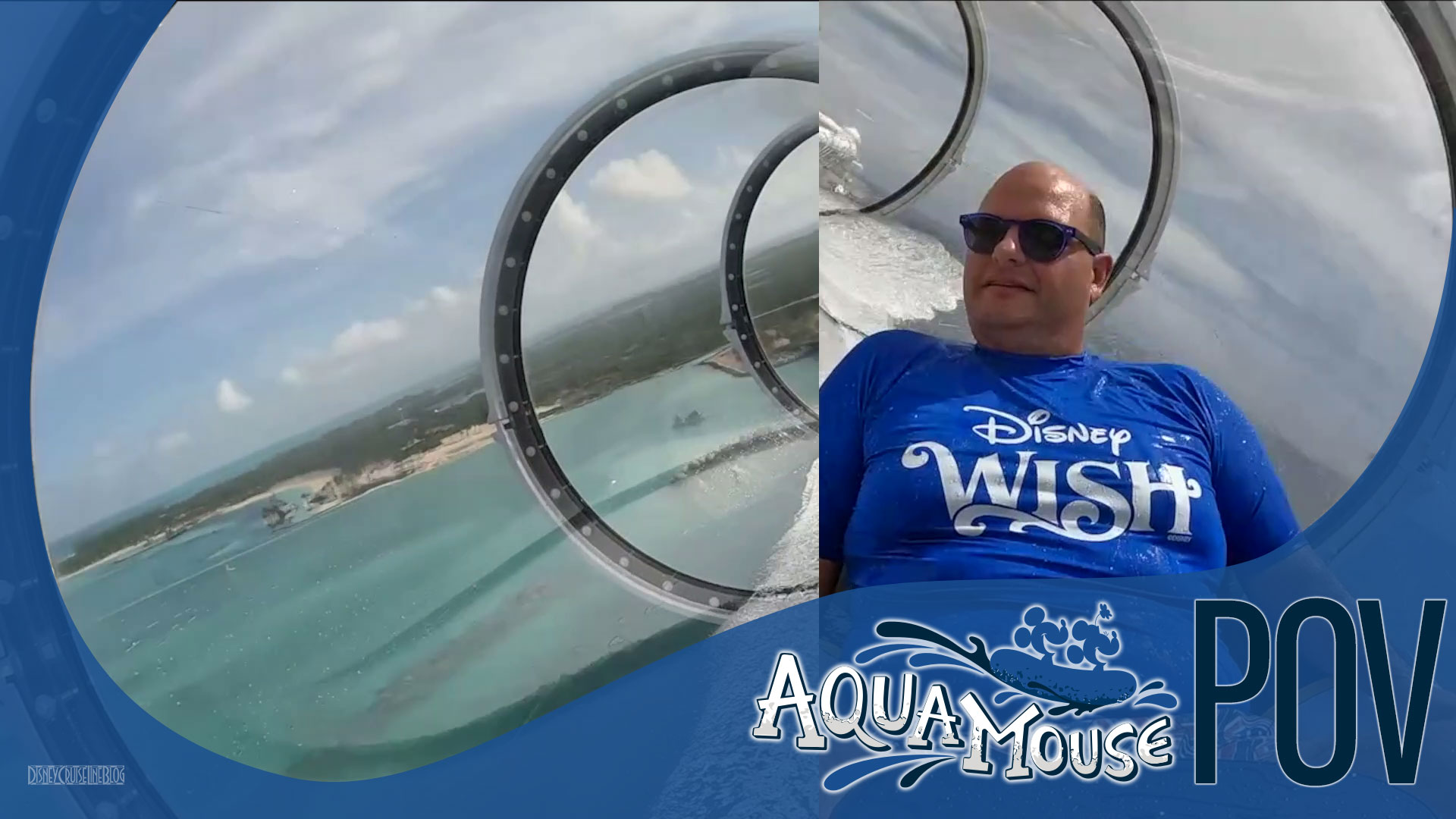 Disney Wish AquaMouse Ride POV