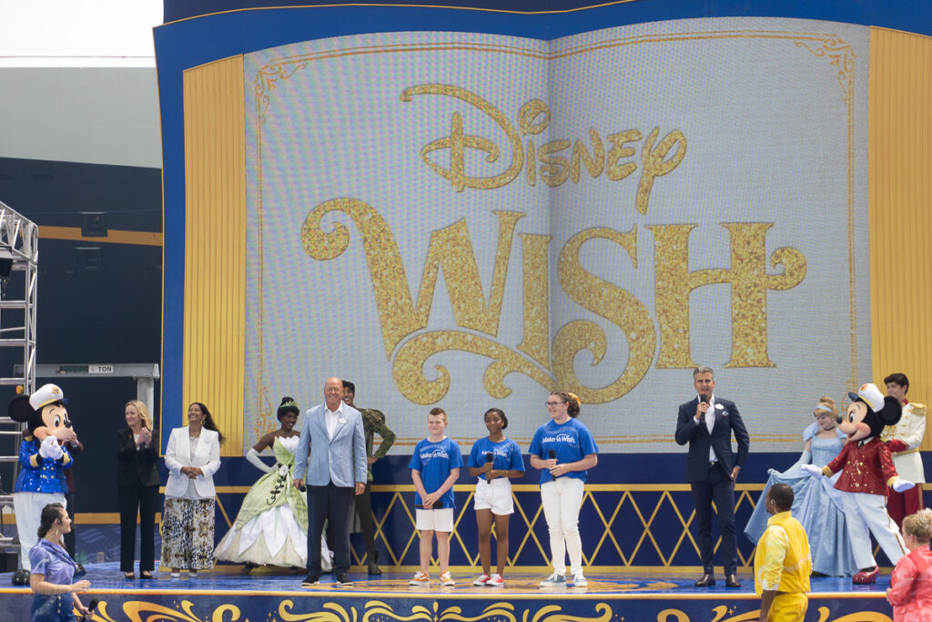 Disney Wish Christening Ceremony