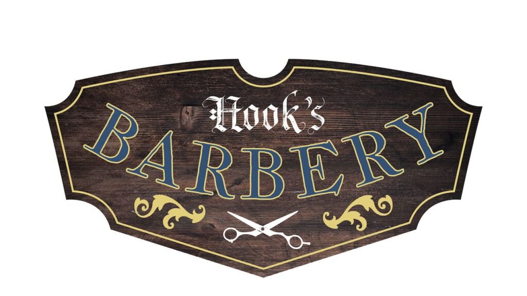 Disney Wish Hook's Barbery Logo