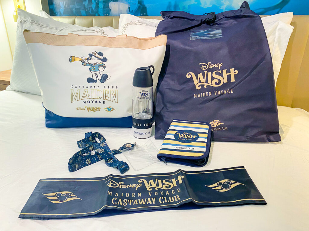 Disney Wish Maiden Voyage Castaway Club Gifts
