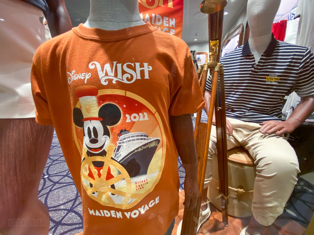 Disney Wish Maiden Voyage Merchandise