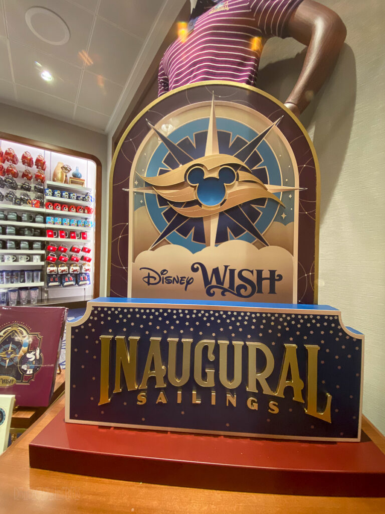 Disney Wish Merchandise Mickeys Mainsail Inagural Sailings