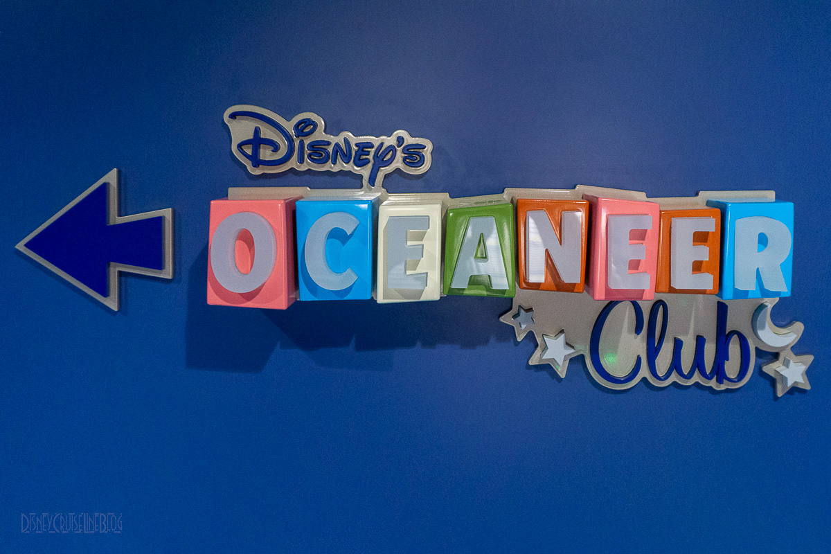 Disney Wish Oceaneer Club Sign