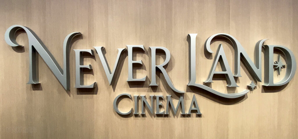 Wish Never Land Cinema Sign