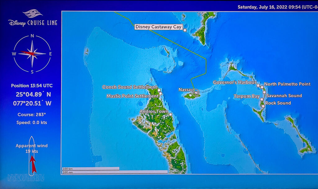 Wish Stateroom TV Map Nassau 20220716