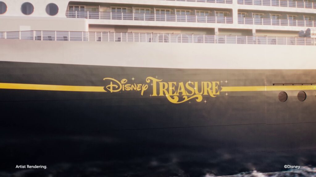 El próximo barco de Disney se llamará Disney Treasure