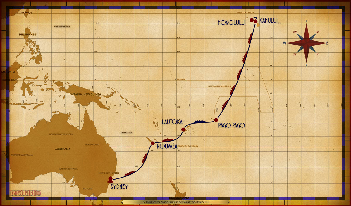 15-Night South Pacific Cruise from Sydney to Honolulu