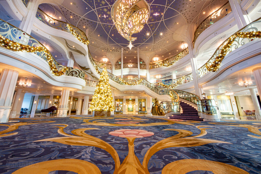 Disney Wish Grand Hall Very MerryTime
