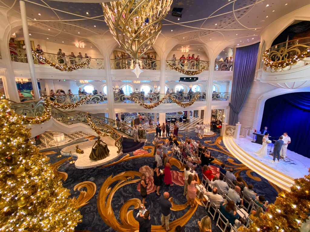 Disney Wish Grand Hall Wedding
