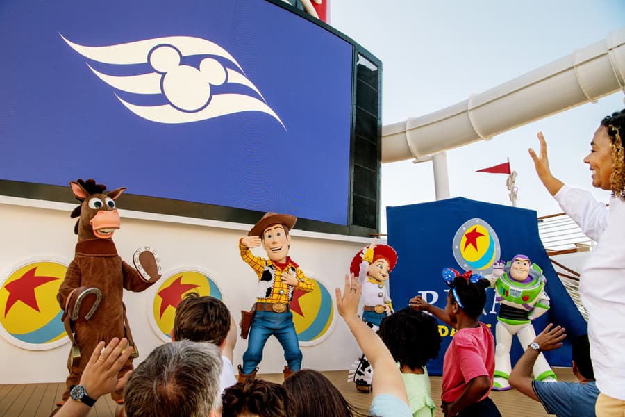DCL Fantasy Pixar Day At Sea Deck Party