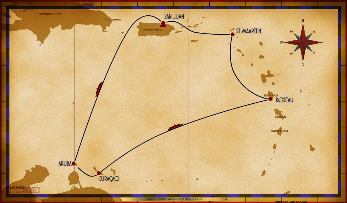 Map Magic 7 Night Southern Caribbean SJU SEA ARU CUR SEA RSU SXM ?is Pending Load=1