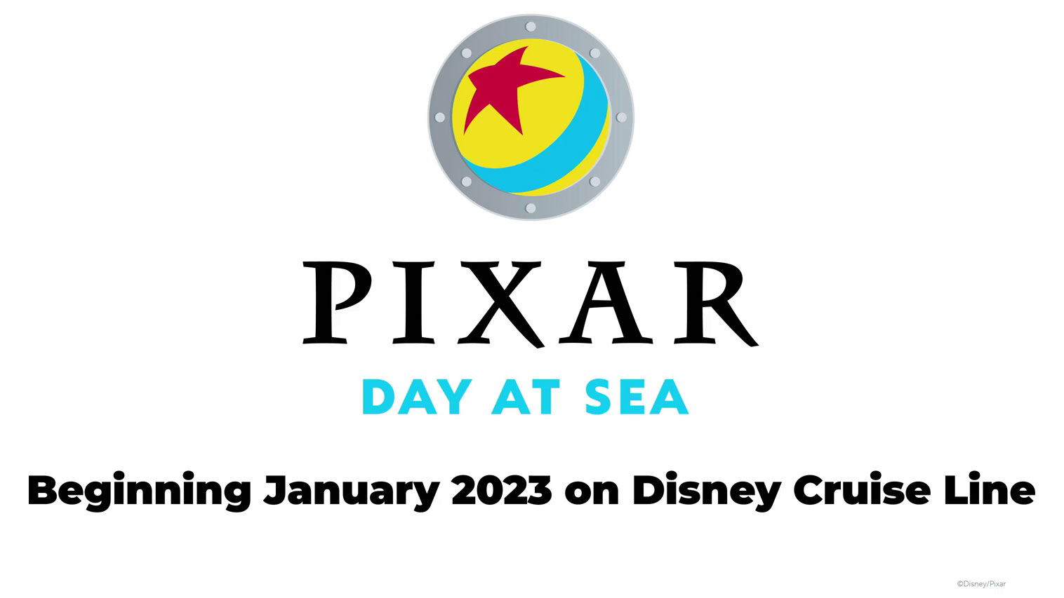 DCL Pixar Day At Sea Debut January 2023