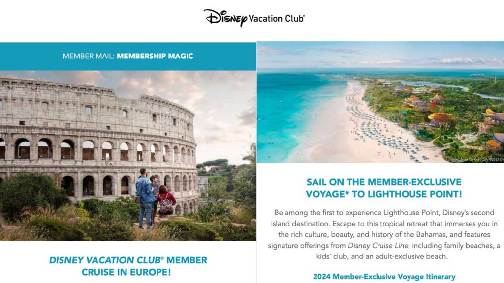 disney vacation club cruise 2024