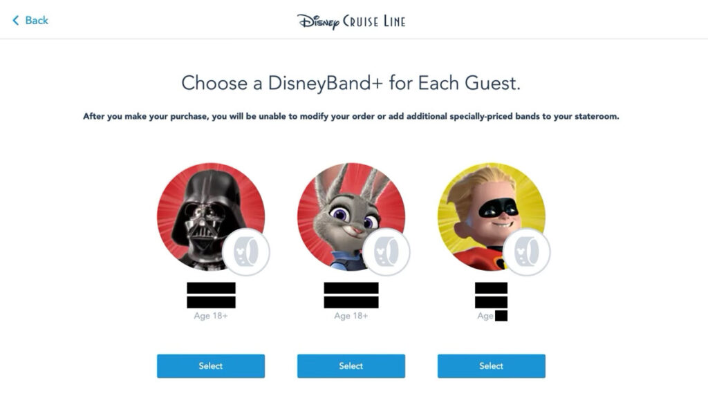 DCL DisneyBand Ordering 4