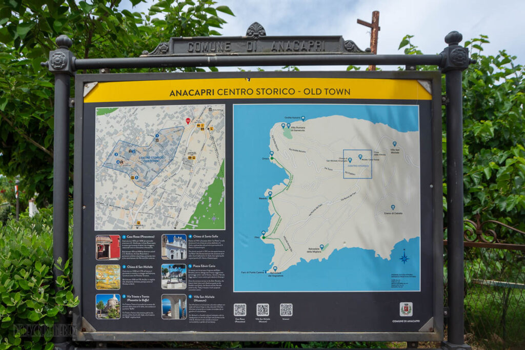 Anacapri Old Town Map