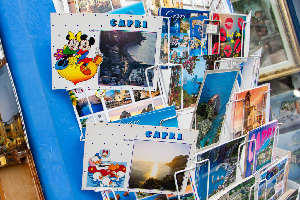Capri Disney Vintage Post Cards