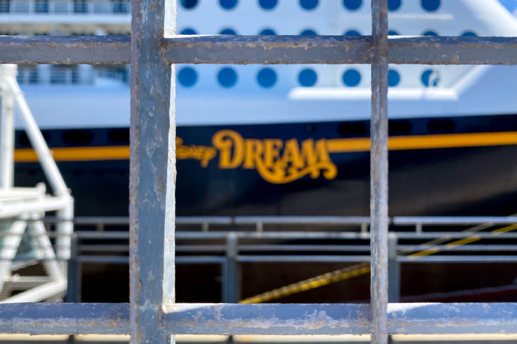 Civitavecchia Roma Cruise Terminal Gated Disney Dream
