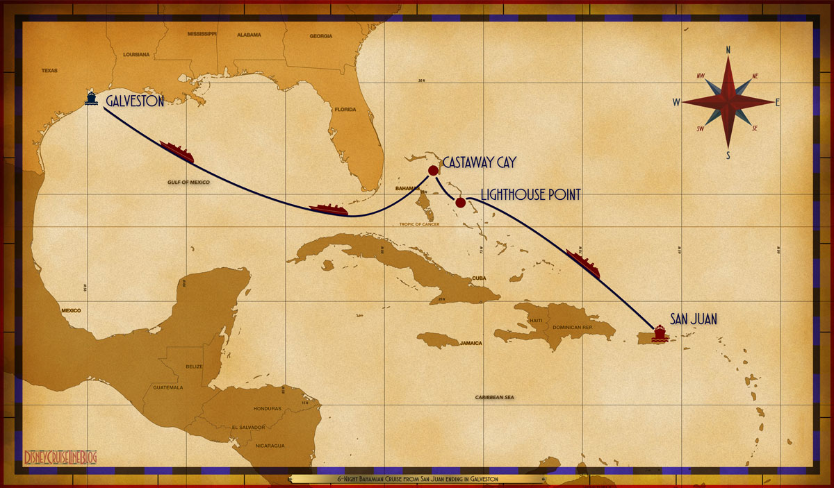 6-Night Bahamian Cruise from San Juan ending in Galveston
