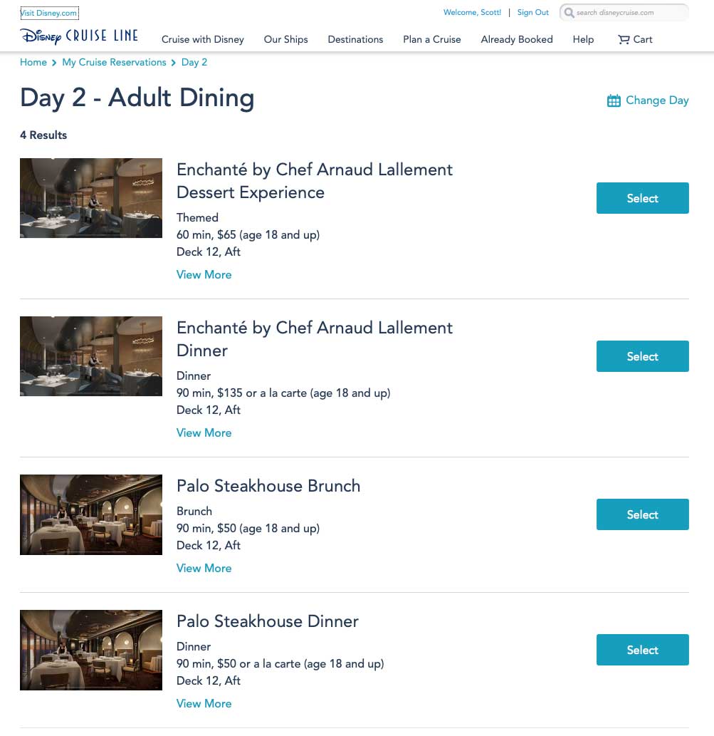 DCL Adult Dining Price Increase 2 20230711