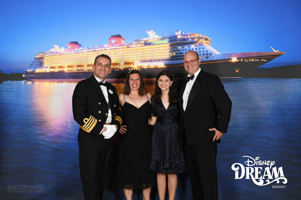 Disney Dream Capt Damir Family Formal Photo