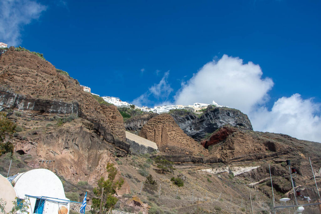Santorini Fira Karavolades Stairs Decent