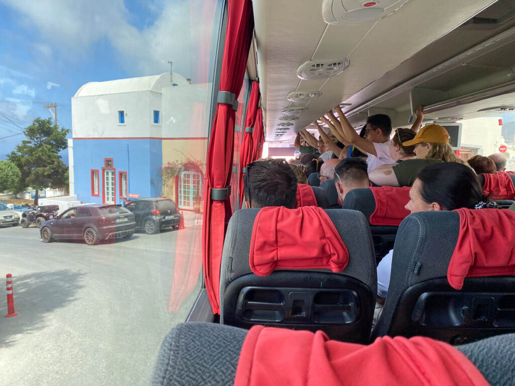 Santorini Oia Bus