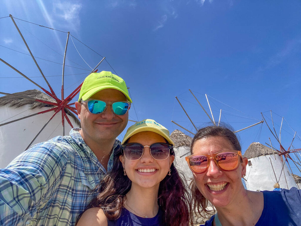 Windmills Of Mykonos Family Photo