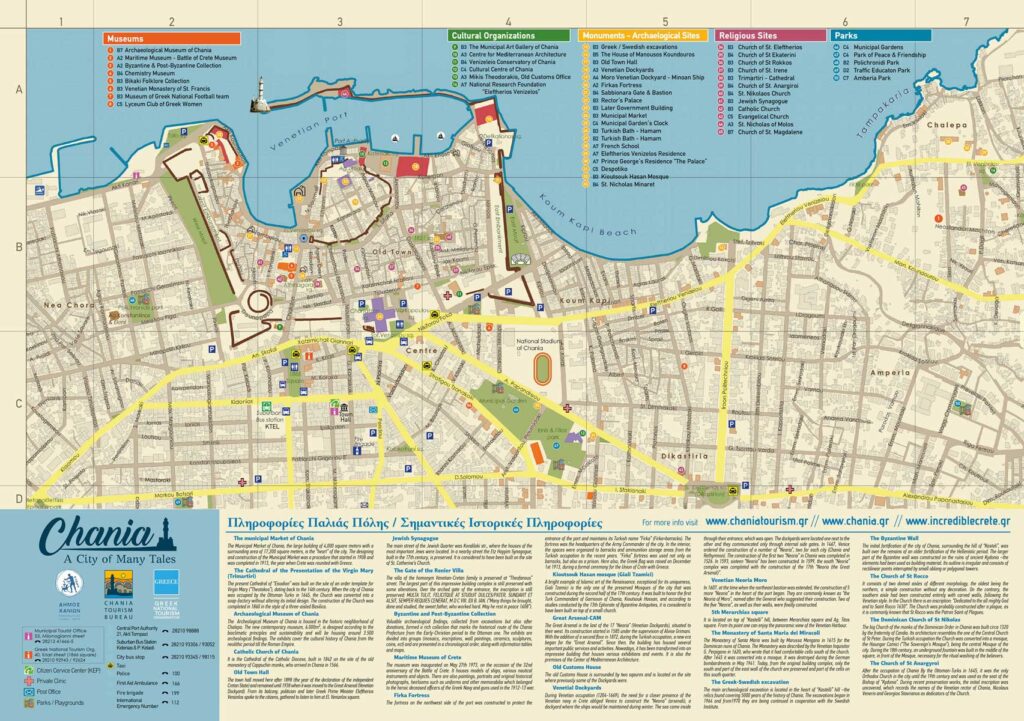 Chania City Map