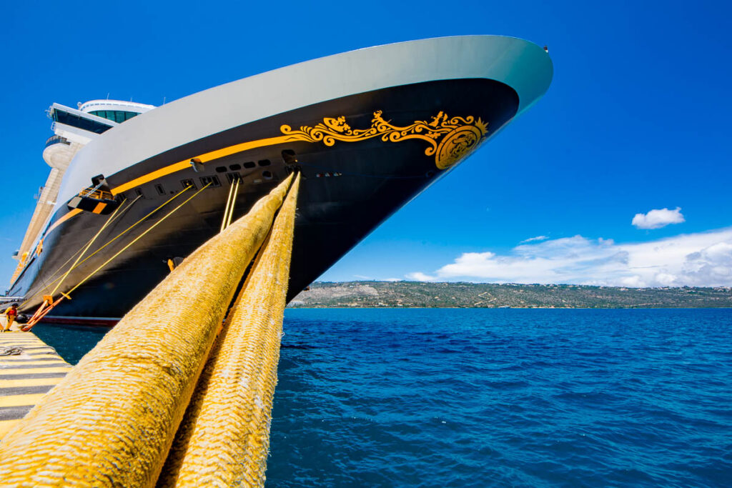 Chania Souda Cruise Ship Pier Disney Dream